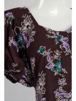W-NY-465-23-BU-L_detail Women's Cotton Zip Frock Nighty - Burgundy
