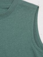 W-TS-469-01-GR-XL_detail Women's Cotton Sleeveless T-Shirt - Green