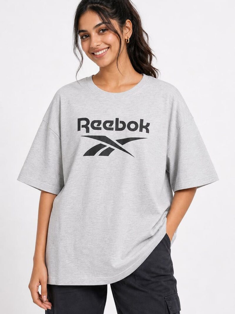 Women's Cotton Oversized Fit T-Shirt - Grey