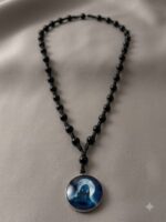 WJ-WP-CH02-BK-07 (2) Unisex Metal Temple Chain - Black