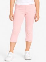 K-PN-481-01-PC-6Y-f Girls' Cotton Capri Pants - Peach