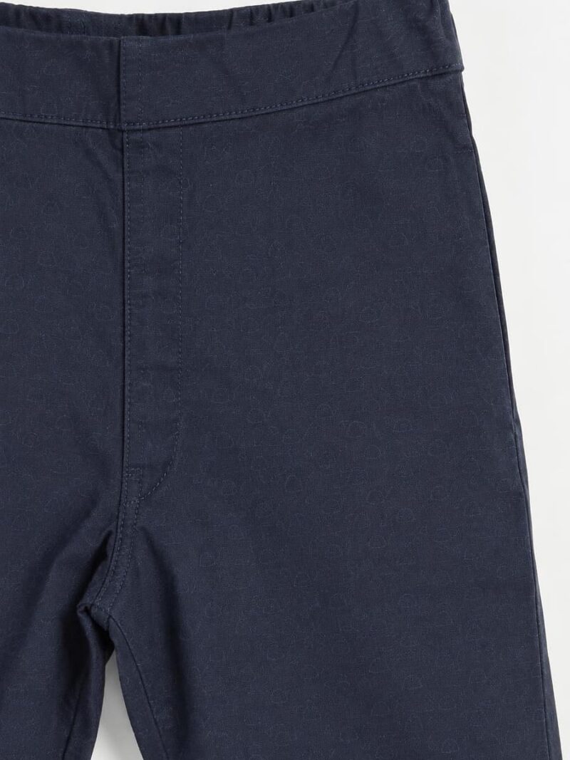 Girls' Cotton Capri Pants - Navy Blue