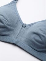 W-BR-556-02-GY-L_detail Women's Cotton Non-Padded Bra – Grey