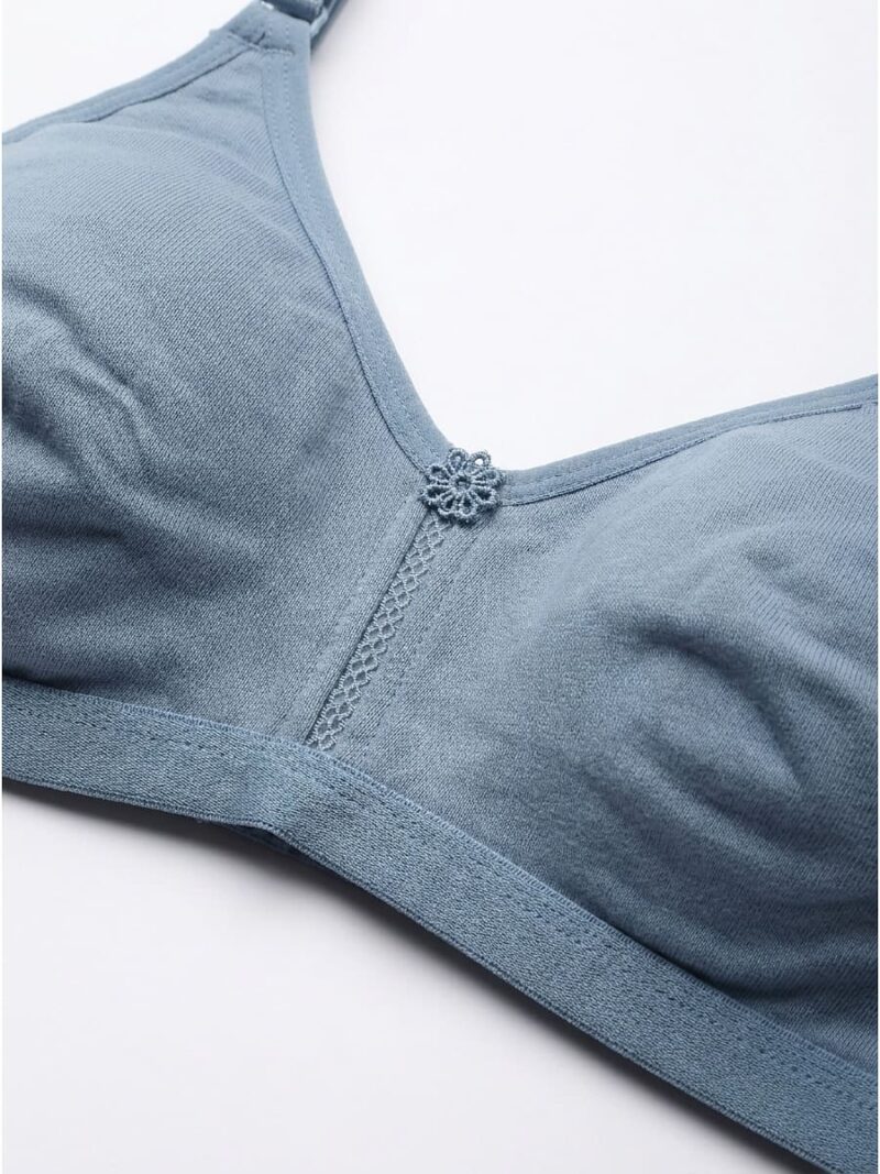 Women's Cotton Non-Padded Bra – Grey