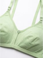 W-BR-556-04-MG-L_detail Women's Cotton Non-Padded Bra – Mint Green