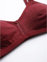 Women's Cotton Non-Padded Bra – Maroon
