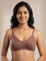 W-BR-557-04-PL-XXL_front Women's Cotton Non-Padded Bra – Plum