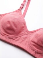W-BR-558-02-PK-M_detail Women's Cotton Non-Padded Bra – Pink