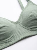 Women's Cotton Non-Padded Bra – Seafoam Green