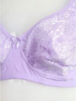 W-BR-560-06-MV-L_detail Women's Cotton Non-Padded Lace Bra, Mauve