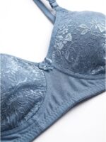 W-BR-563-06-SB-XL_detail Women's Cotton Non-Padded Lace Bra, Dust Pink