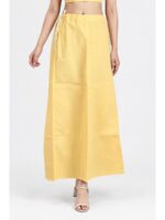 Cotton Petticoat / In-Skirt ,Overlocked 8 Part - Peach