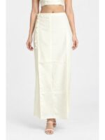 W-IS-519-02-IV-105_front Cotton Petticoat / In-Skirt ,Overlocked 8 Part -Ivory