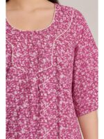 W-NY-483-33-PK-4XL_detail Women’s Cotton Plus-Size Zip Nighty - Pink