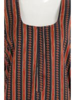 Women's Cotton Printed Nighty - Navy Blue