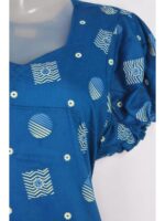 Women's Cotton Frock Nighty - Teal