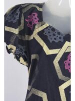 Women's Cotton Frock Nighty - Navy Blue