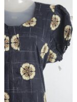 Women's Cotton Zip Frock Nighty - Grey