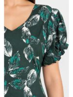 W-NY-520-05-GR-3XL-f._detail Women's Plus Size Cotton Frock Nighty -Green