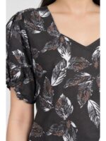 W-NY-520-08-CF-3XL_detail Women's Plus Size Cotton Frock Nighty - Coffee