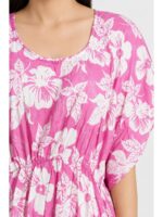 Women’s Cotton Kaftan Nighty – Pink