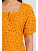 W-NY-526-06-YL-XXL_detail Women’s Cotton Printed Nighty –Yellow
