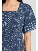 W-NY-532-01-NB-XL_detail Women’s Cotton Nighty with Zip – Navy Blue