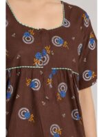W-NY-535-02-BR-XXL_detail Women's Cotton Feeding Nighty - Brown