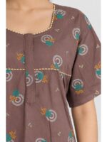 W-NY-535-03-CM-XXL_detail Women's Cotton Feeding Nighty - Caramel