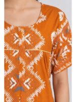 W-NY-535-05-OR-XXL_detail Women's Cotton Feeding Nighty -Orange