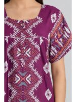 W-NY-535-06-CRS-XXL_detail Women's Cotton Feeding Nighty - Cerise