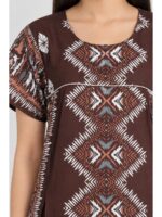 W-NY-535-08-MR-XXL_detail Women's Cotton Feeding Nighty - Maroon