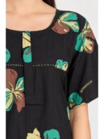 W-NY-536-01-GR-XL_detail Women's Cotton Feeding Nighty - Green