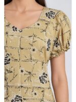 Women's Cotton Frock Nighty - Cream