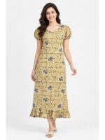 Women's Cotton Frock Nighty - Cream