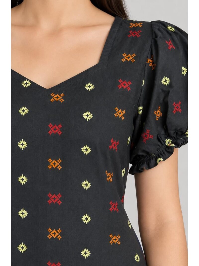 Women's Cotton Frock Nighty - Grey
