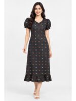Women's Cotton Frock Nighty - Grey