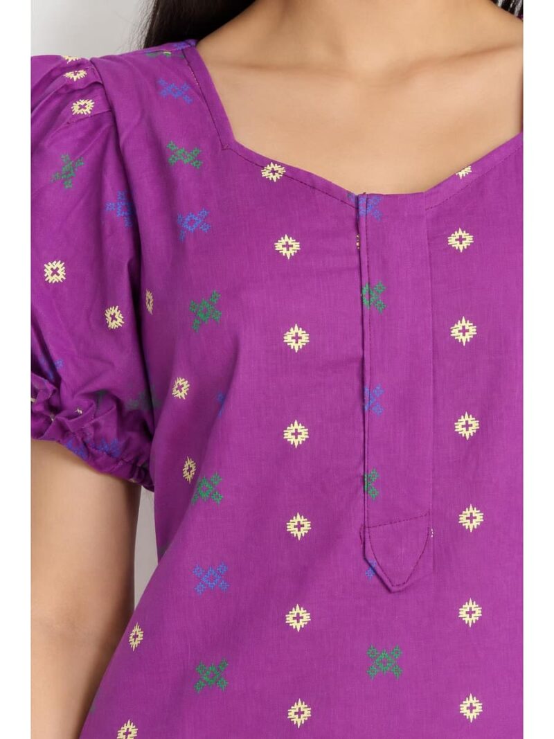 Women's Cotton Zip Frock Nighty - Cerise