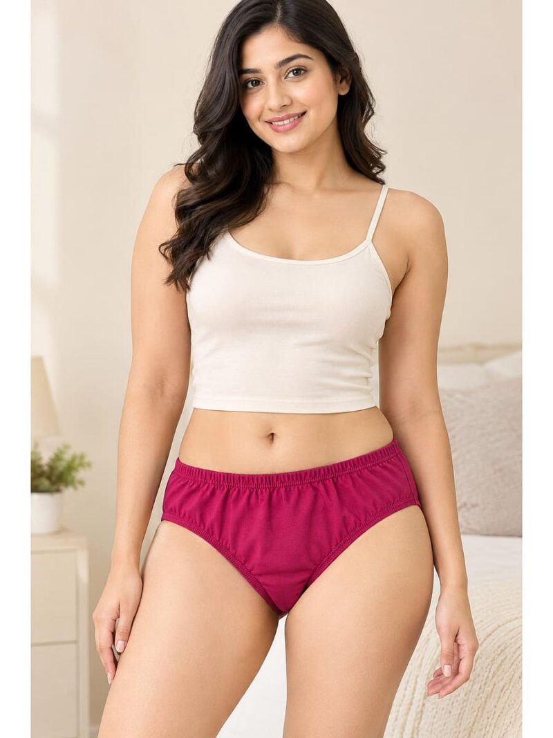 Women's Cotton Brief Panties, Multicolor