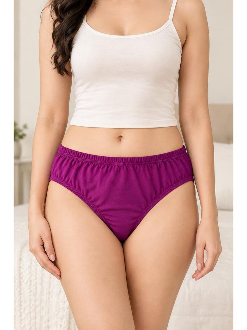 Women's Cotton Brief Panties, Multicolor