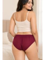 W-PN-551-03-MR-CF_detail Women's Cotton Brief Panties ,2 Pcs Pack