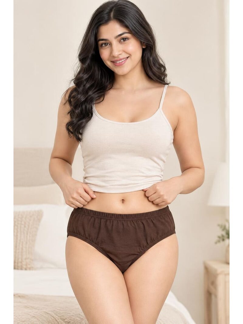 Women's Cotton Brief Panties ,2 Pcs Pack