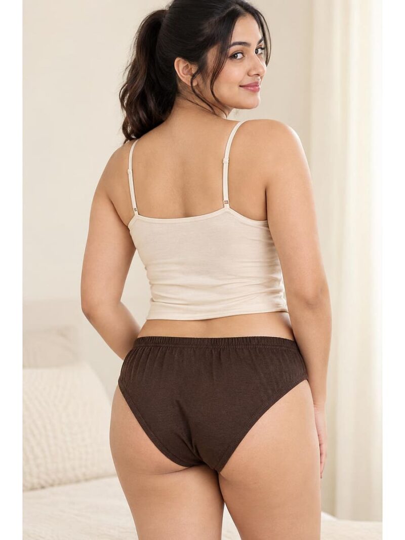 Women's Cotton Brief Panties ,2 Pcs Pack