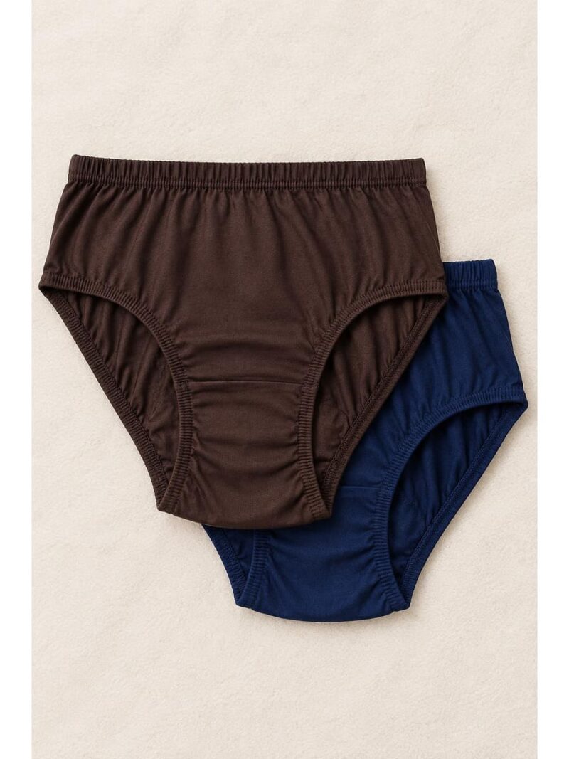 W-PN-551-04-CF-NB_front Women's Cotton Brief Panties ,2 Pcs Pack