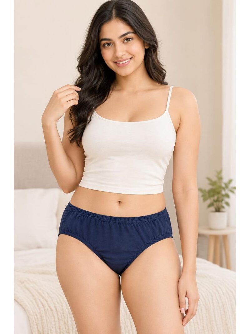 Women's Cotton Brief Panties ,2 Pcs Pack