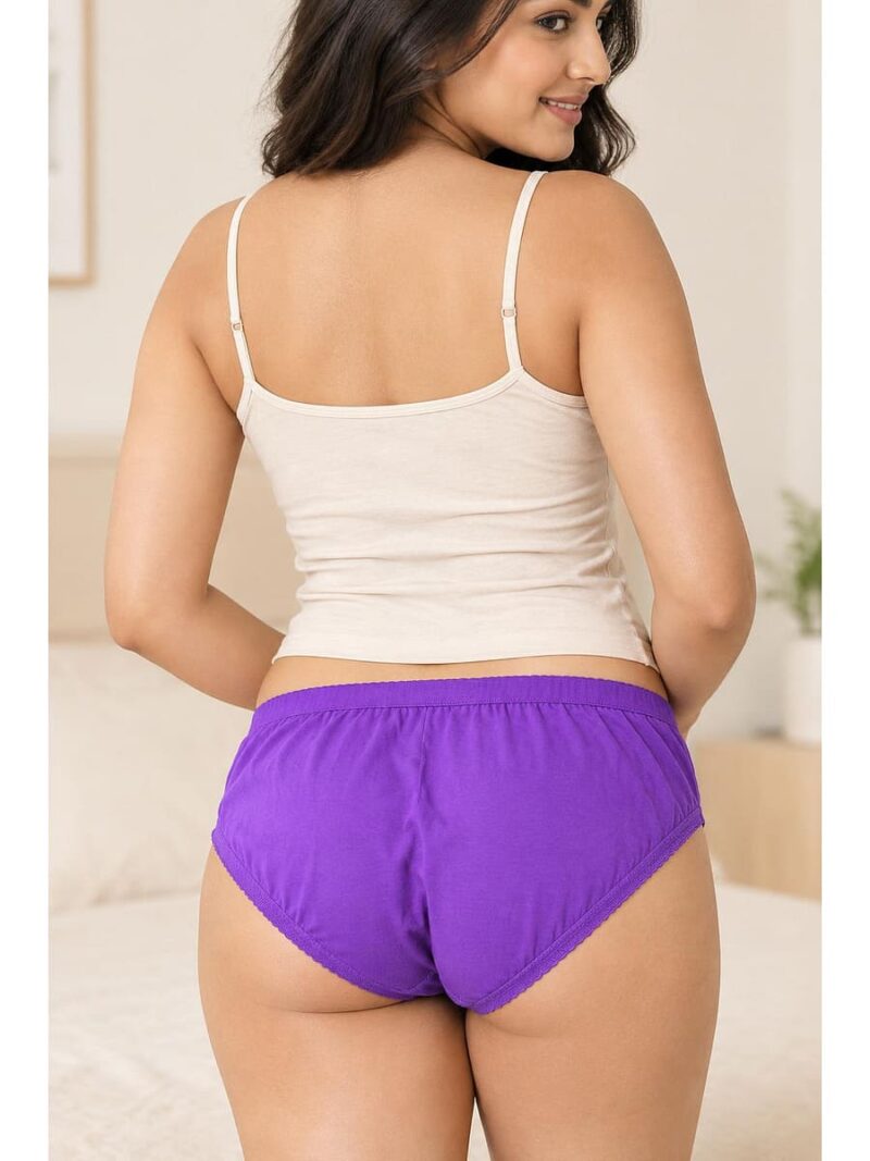 Women's Cotton Brief Panties ,2 Pcs Pack