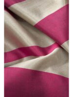 Women's Tissue Striped Saree – Maroon & Gold