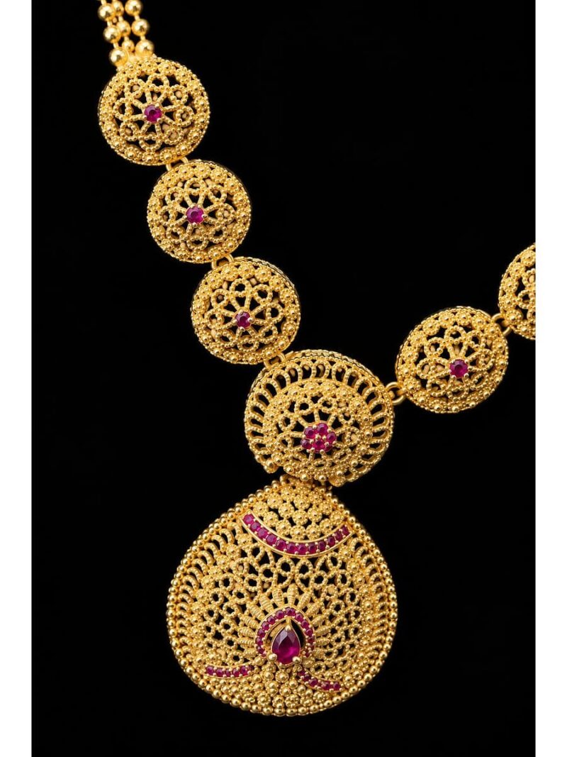 Women's Alloy Temple Necklace - Gold