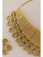 WJ-544-SD-85-08-B. Choker Necklace Set - Gold Material