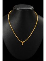 WJ-544-SL-93-04-F Beaded Necklace - Gold